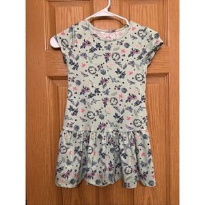 Disney Princess Light Green Drop Waist Dress Jasmine Cinderella Belle Sz S 6